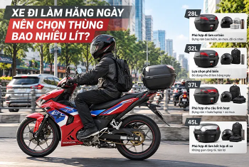 Xe Đi Làm Hằng Ngày Nên Chọn Thùng Bao Nhiêu Lít?