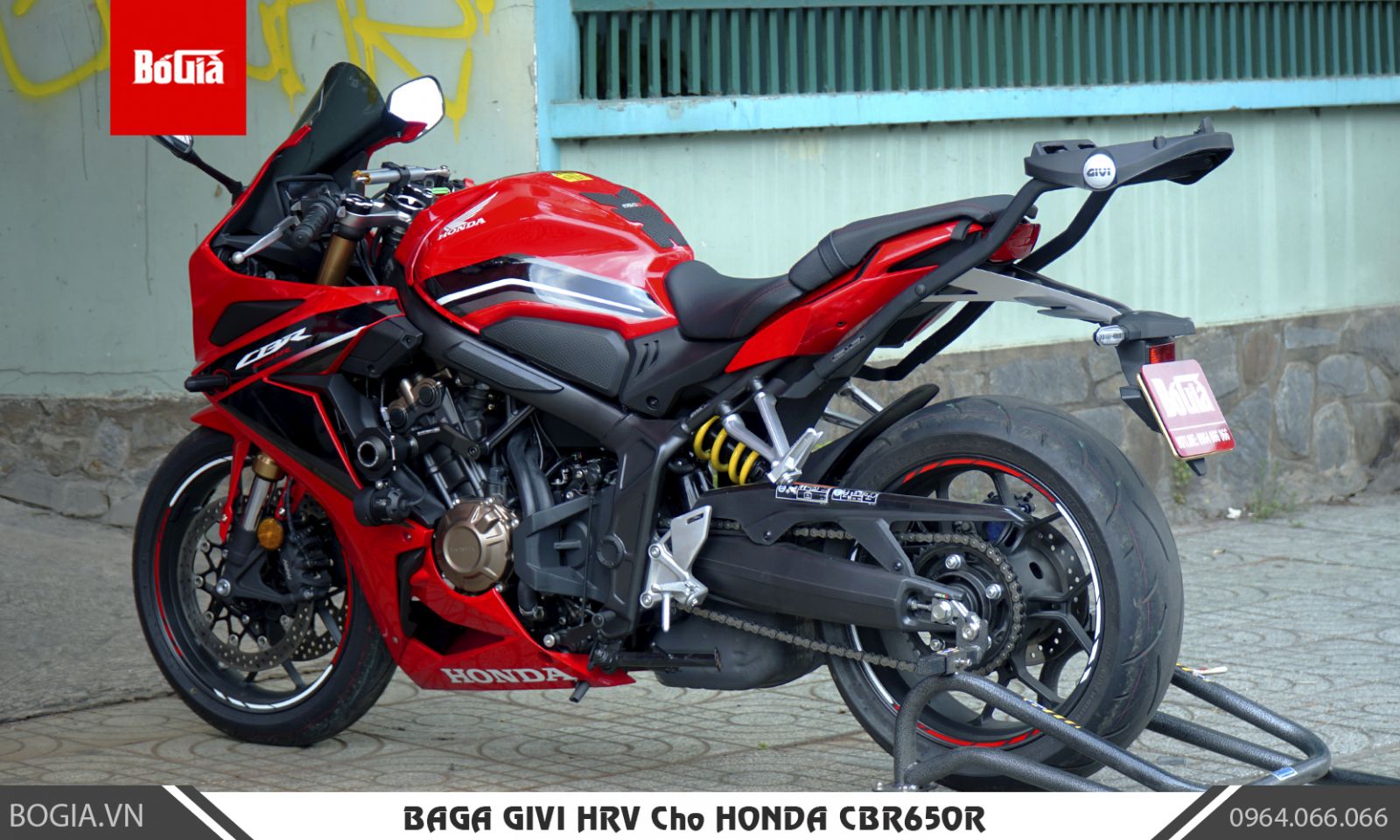 Baga Givi HRV cho Honda CBR650R