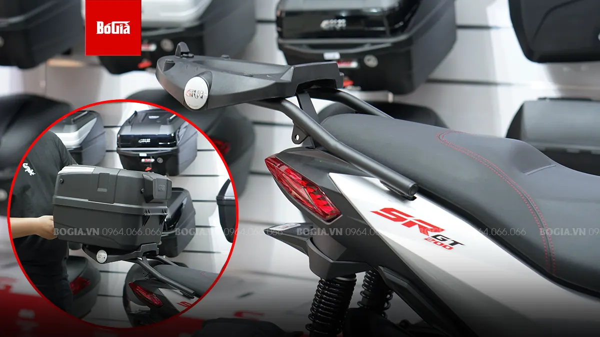 Baga Givi SRV cho Aprilia SR GT 200 chính hãng
