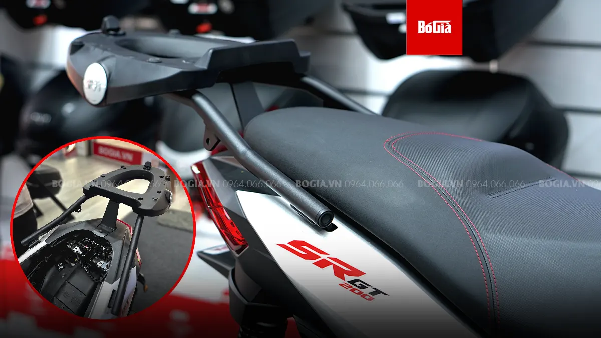 Quy trình lắp đặt baga Givi SRV SR GT 200 tại Bố Già Givi
