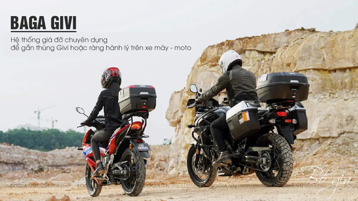 Baga Givi chính hãng tại Bố Già Givi