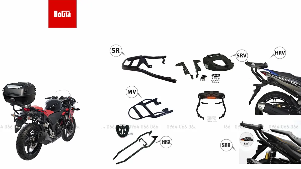 Baga sau Givi chính hãng tại Bố Già Givi