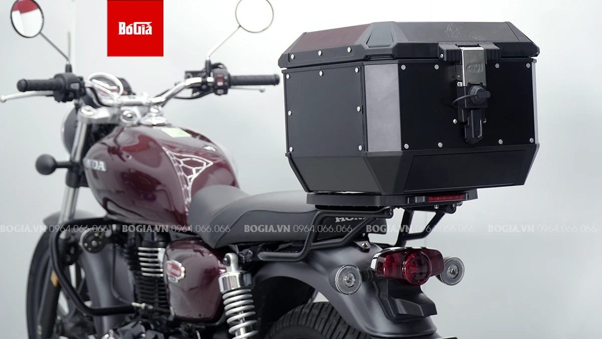 Lắp đặt thùng sau Givi cho xe CB350 Hness tại Bố Già Givi