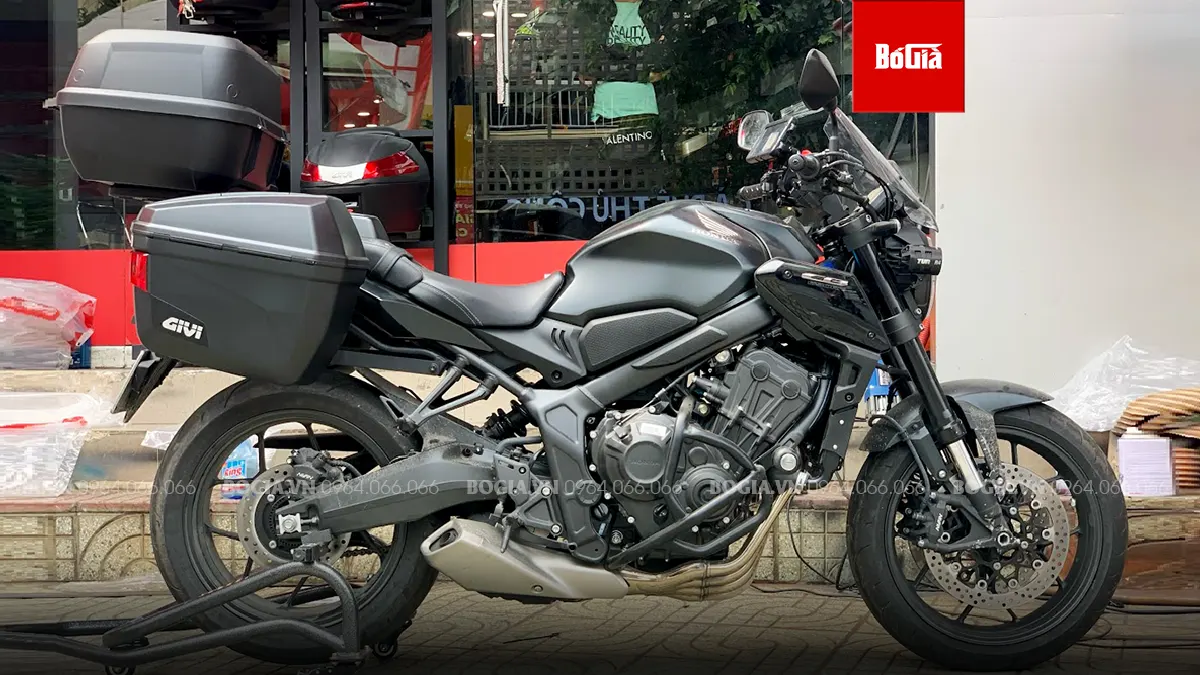 Combo thùng sau và thùng hông Givi cho Honda CB650R