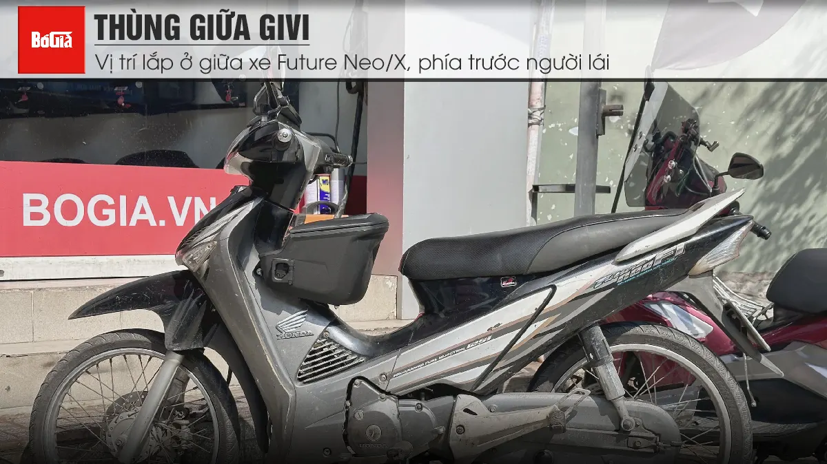 Thùng giữa Future Neo chính hãng Givi tại Bố Già