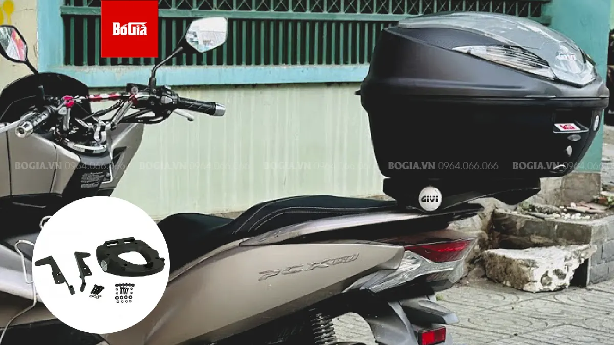 Baga gắn thùng sau Givi cho xe PCX 150