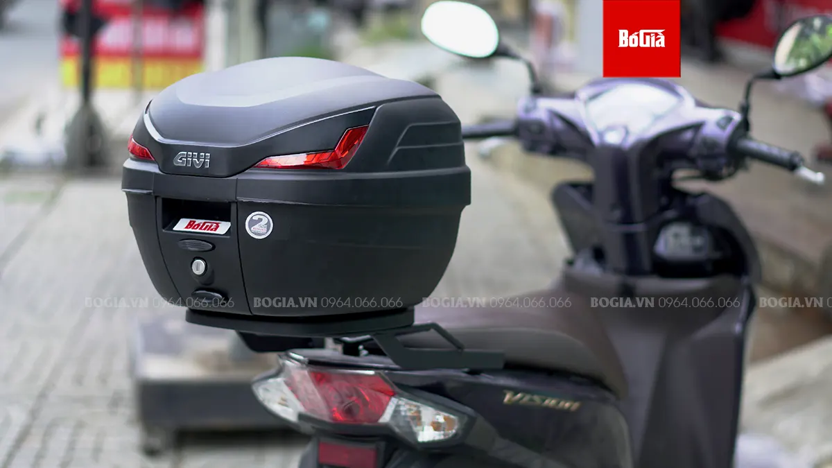 Ưu điểm của thùng sau Givi cho xe Vision