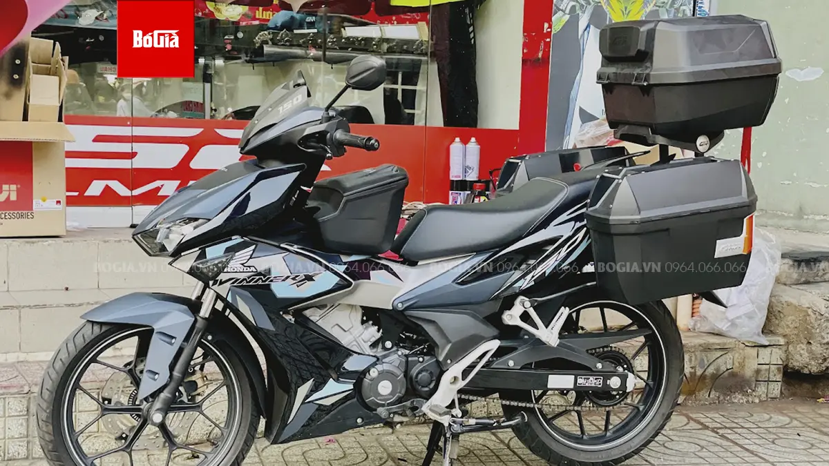 Combo thùng giữa, thùng hông và thùng sau Givi cho xe Winner X