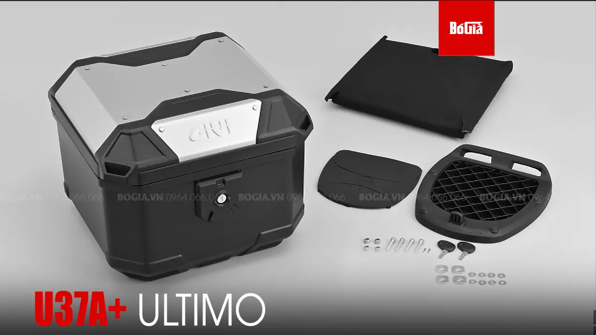 Đế MP60N đi kèm thùng sau Givi U37A Plus