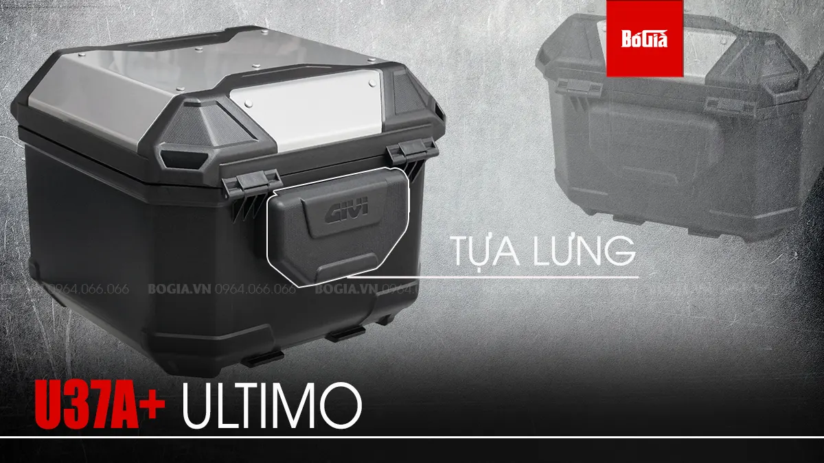 Tựa lưng thùng sau Givi U37A Plus