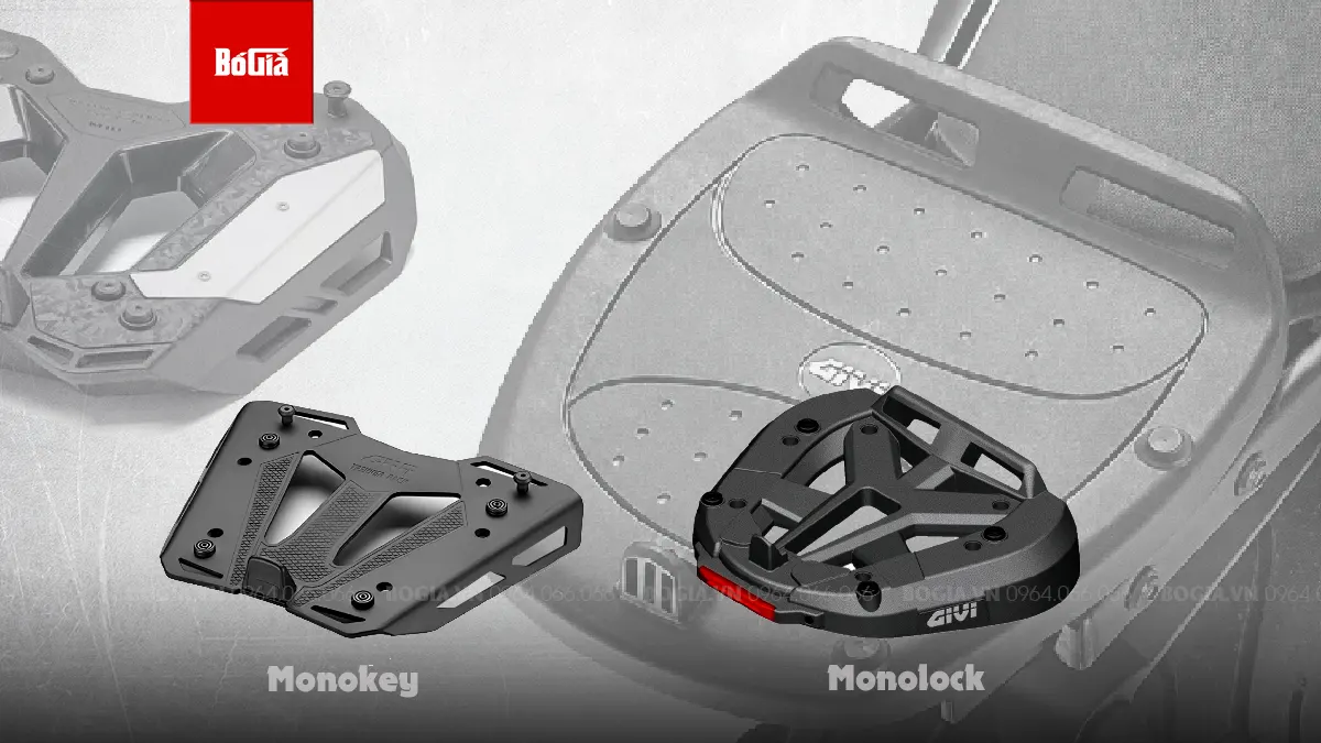 Hệ thống gắn thùng Givi Monolock Monokey
