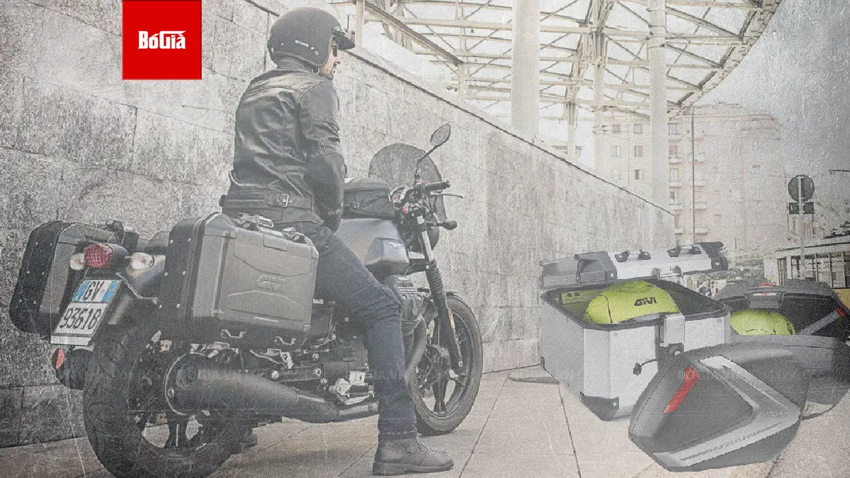Thùng hông Givi Side Case lắp hai bên xe máy