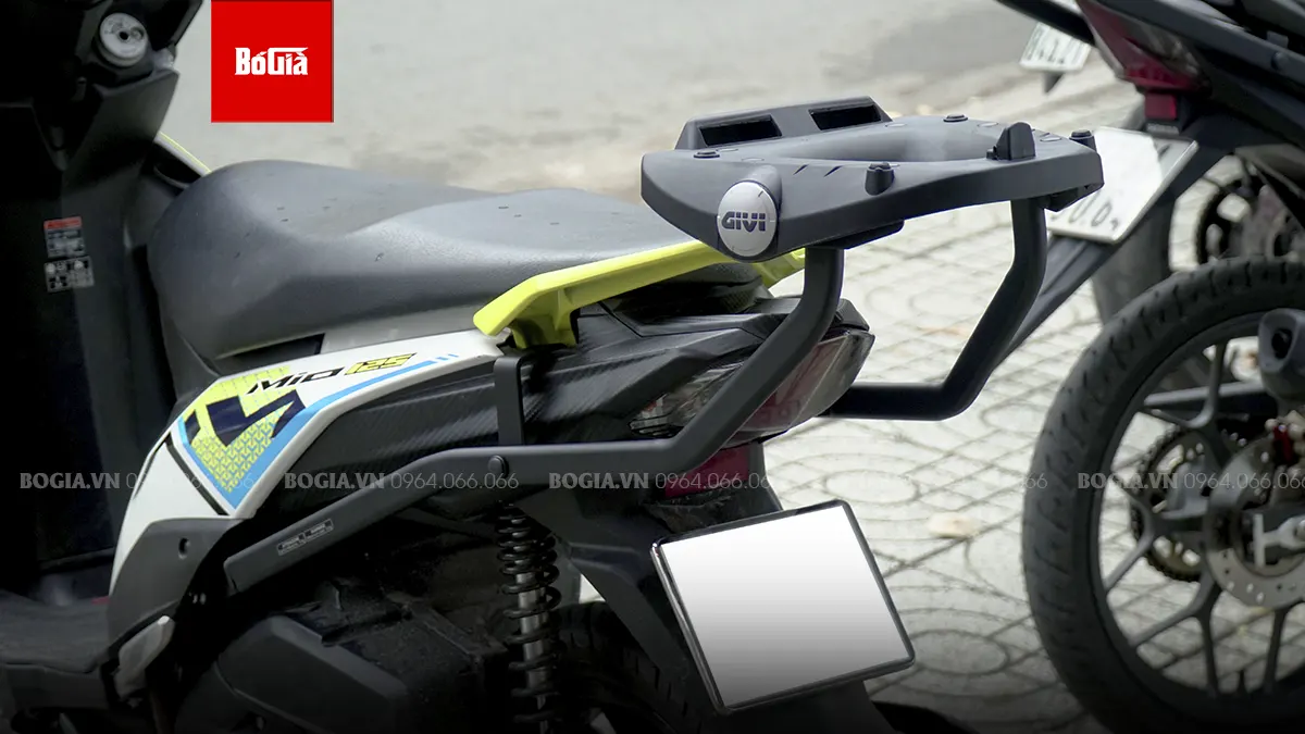 Baga Givi HRV Mio M3 được chế pát & lắp đặt tại Bố Già Givi