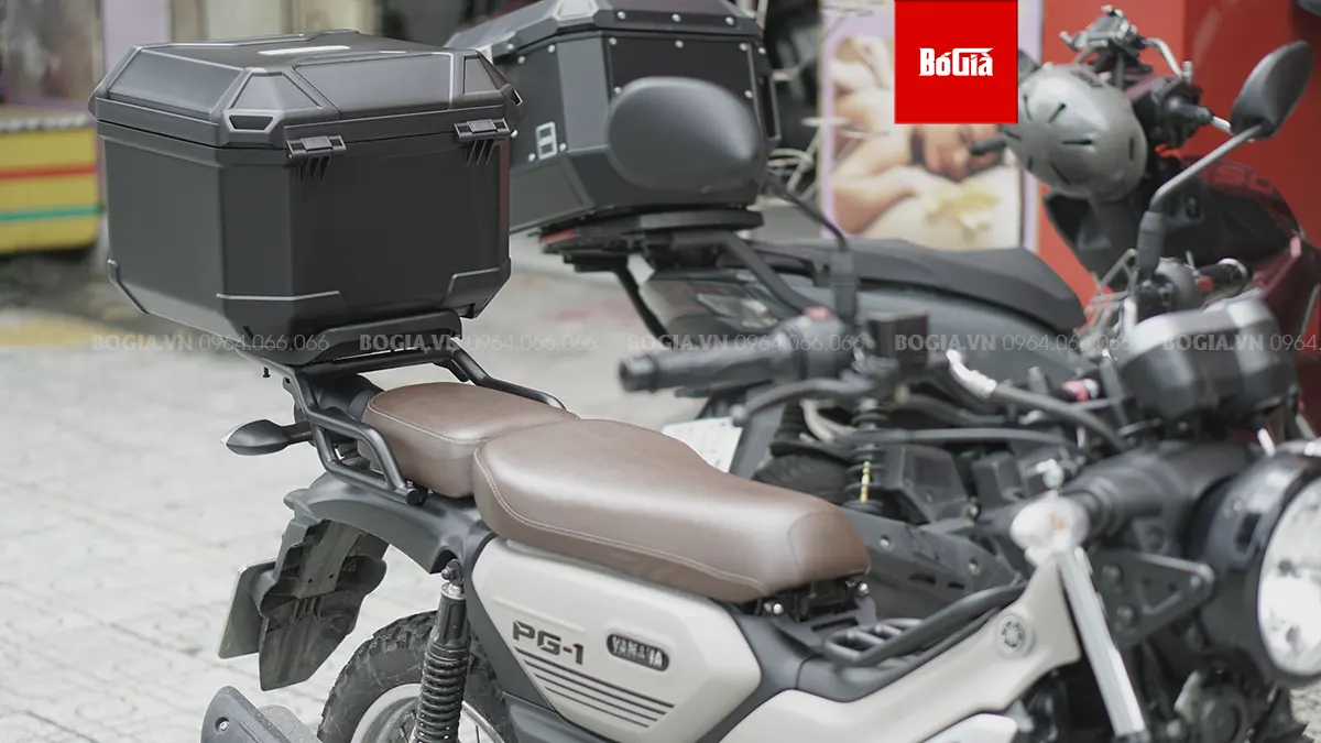 Tiện ích khi lắp thùng sau Givi cho xe PG1
